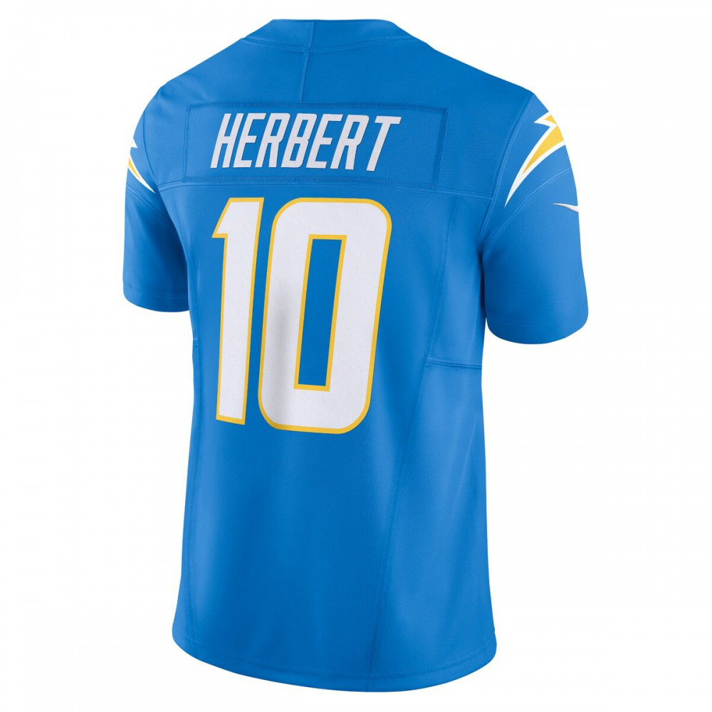 Justin Herbert Los Angeles Chargers Nike Vapor F.U.S.E. Limited Jersey - Powder Blue-GridironStore